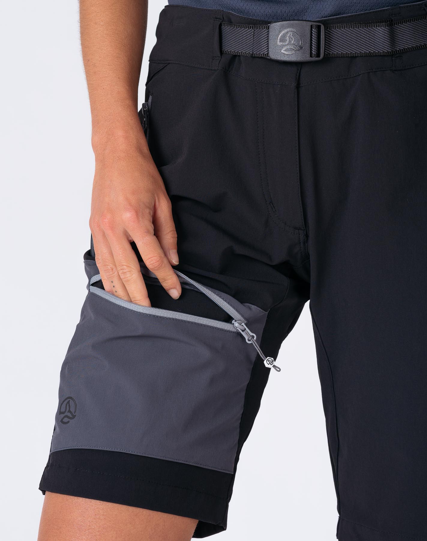 Bermuda de mujer Mikas Bmd W Ternua - Negro Negro-7