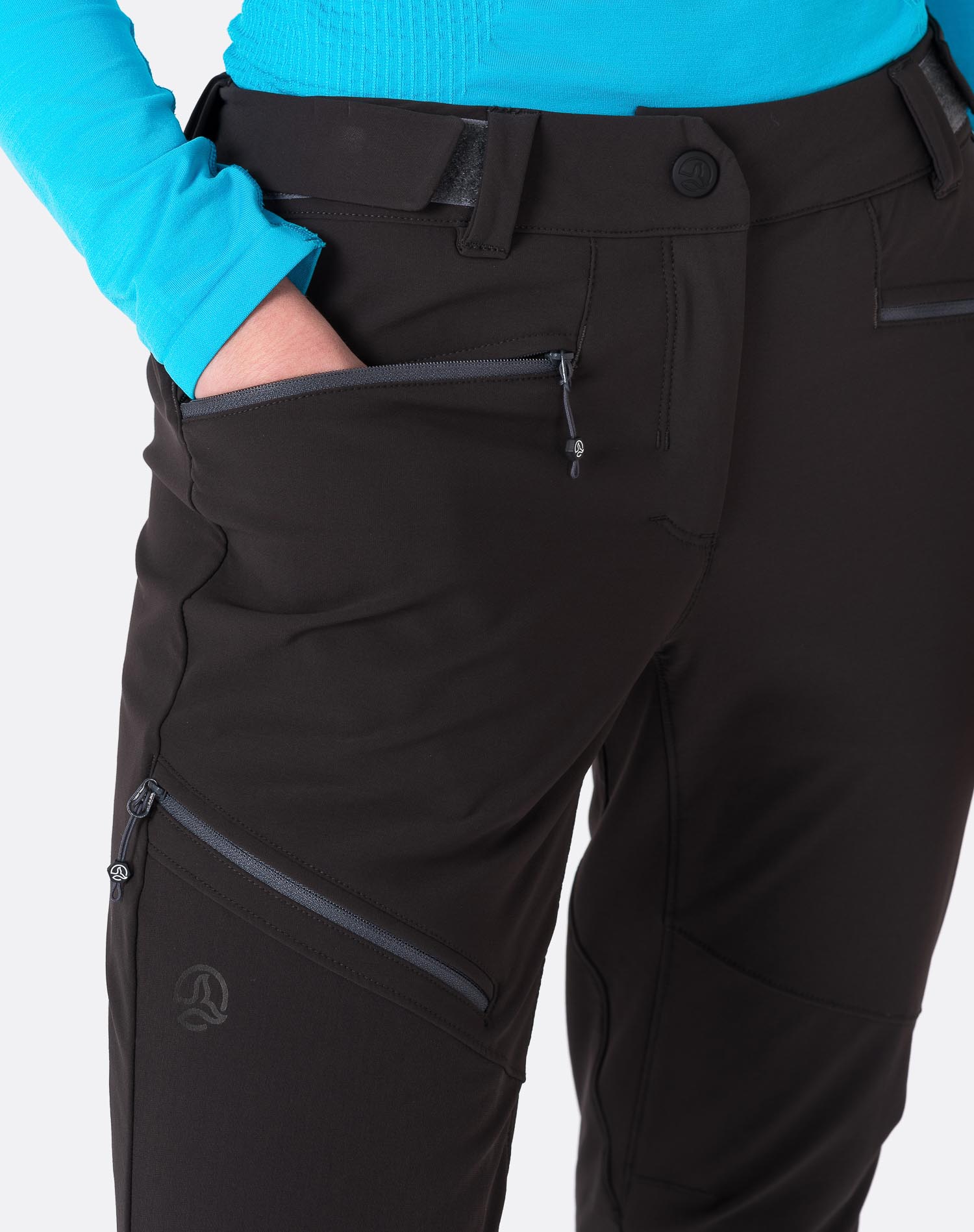 Pantalón de mujer Rotar Warm Pt W Ternua - Negro Negro-8