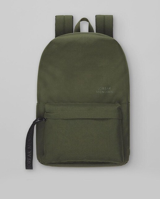 Imagen 0 de Mochila unisex con cierre de cremallera en color kaki