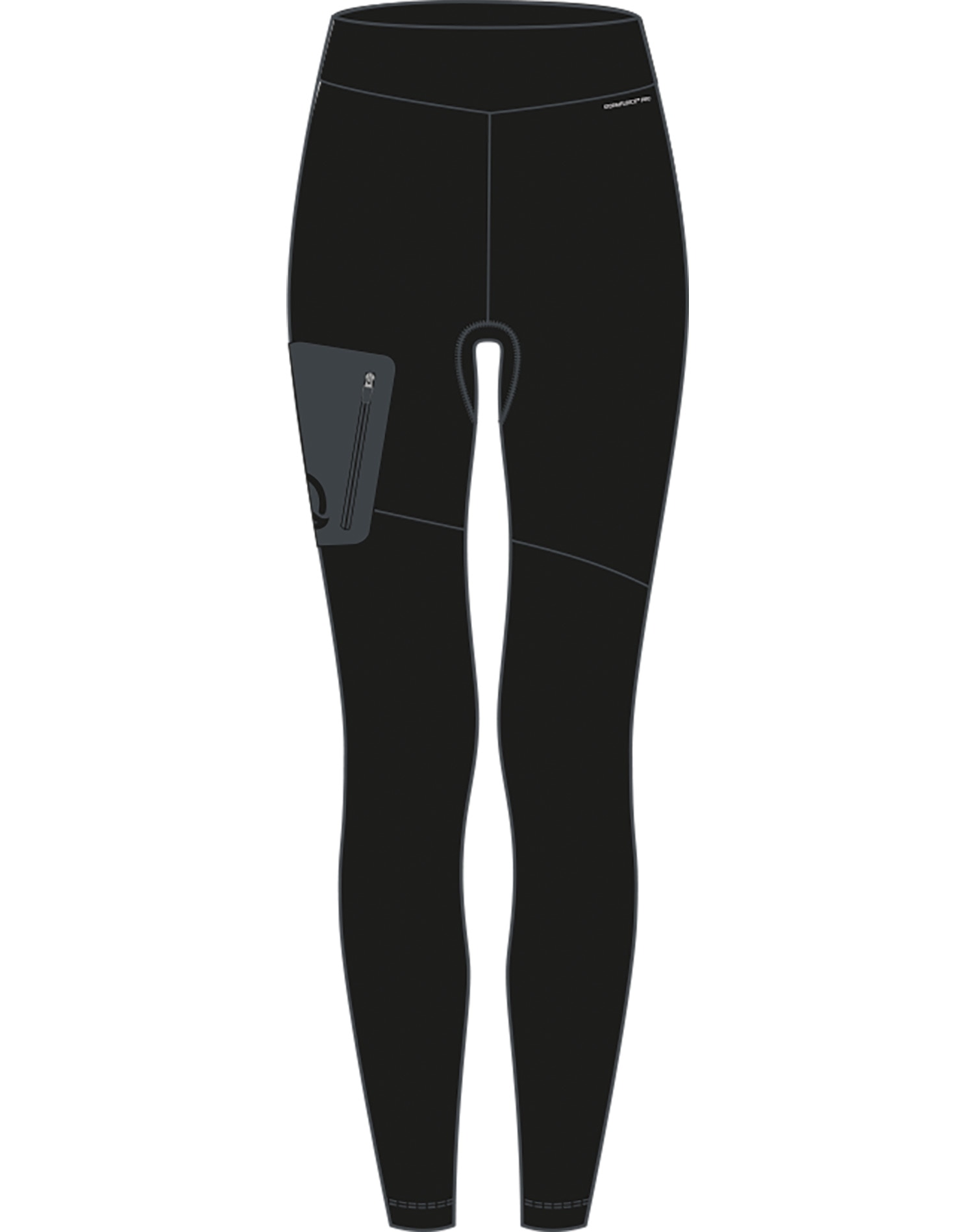 Malla de mujer Ruthke Pro Tight W Ternua - Negro Negro-3