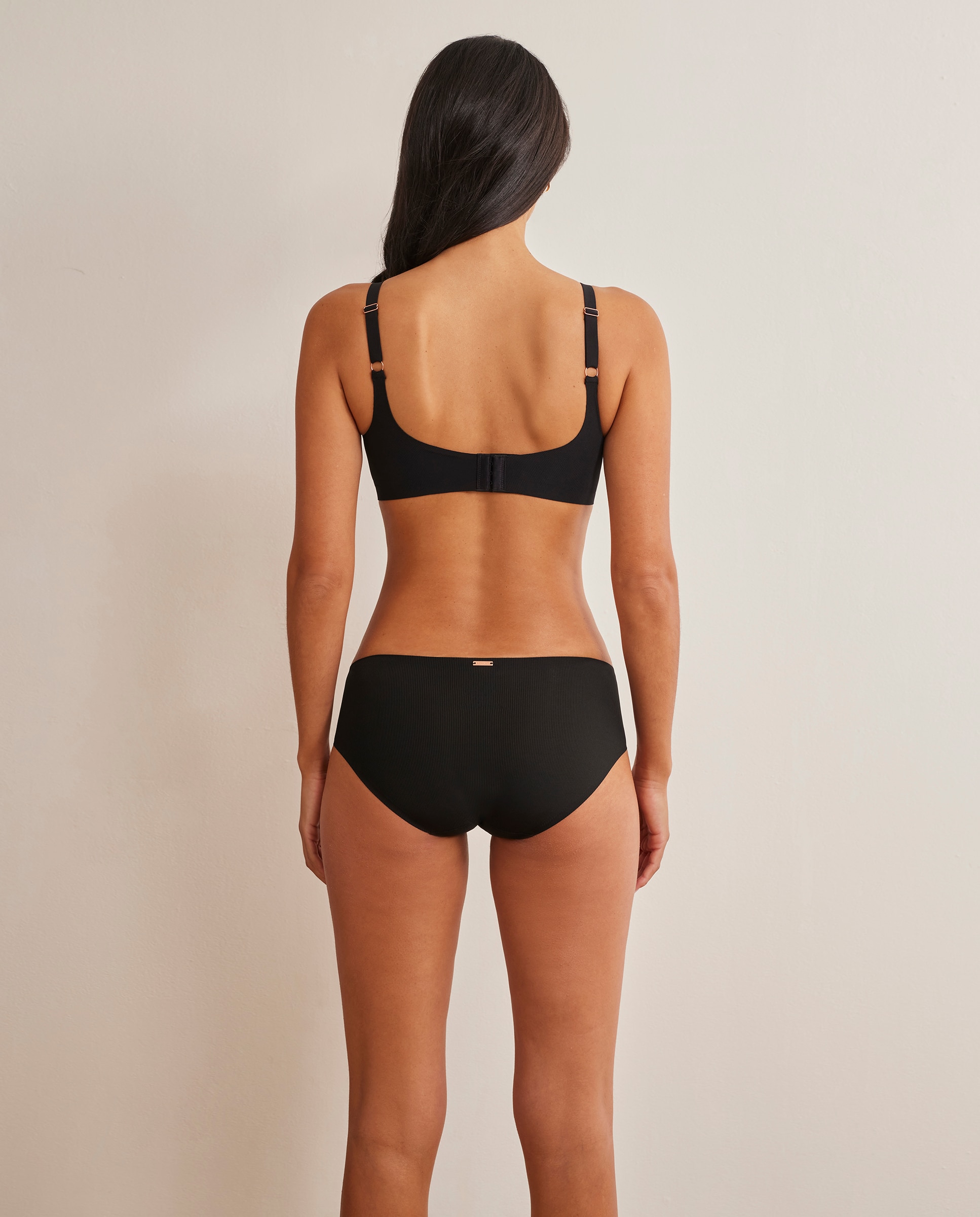 Braga bikini clásica - Selmark - Negro Negro-4