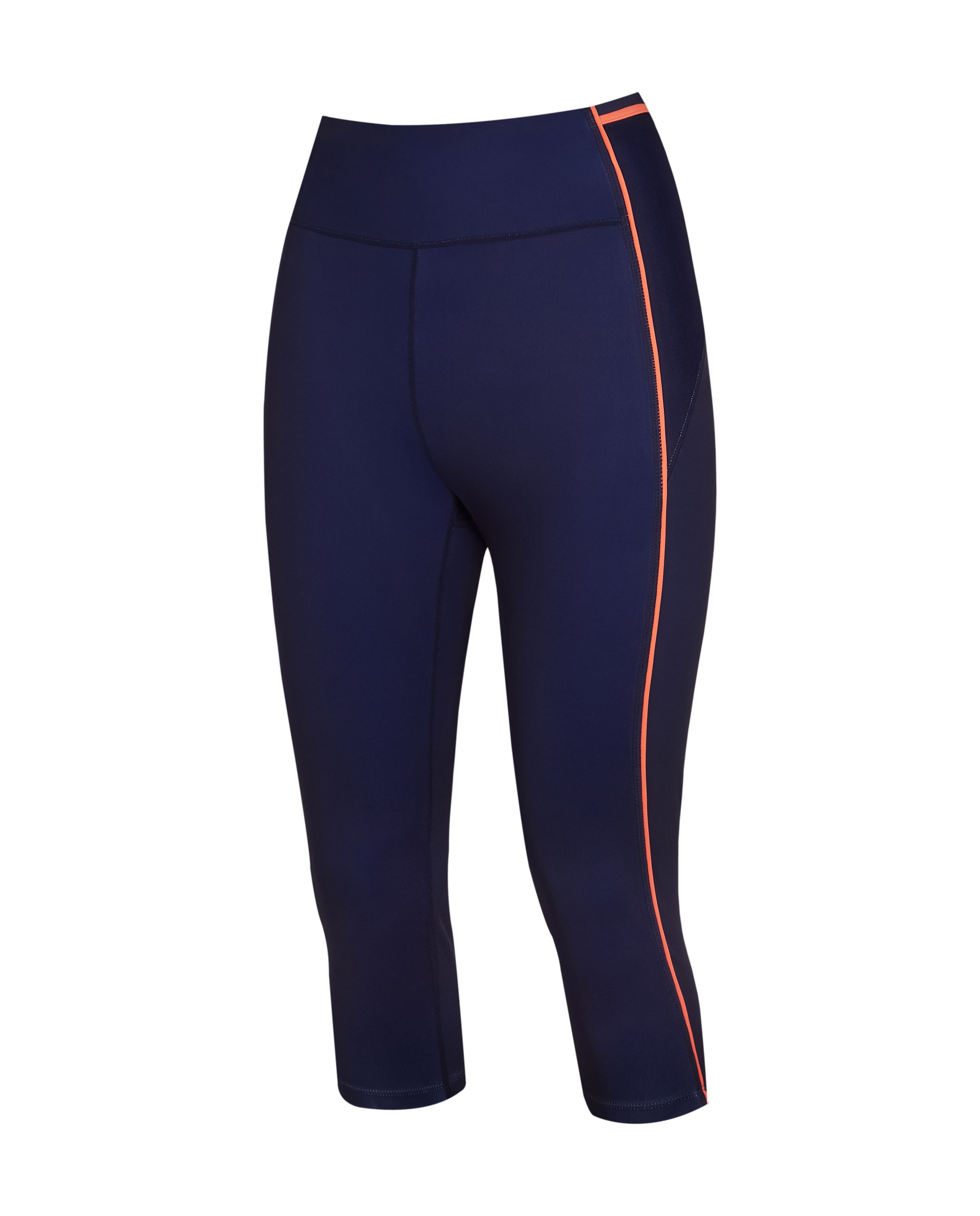 Legging deportivo de mujer, pirata - Selmark - Blanco / Negro Blanco / Negro-9