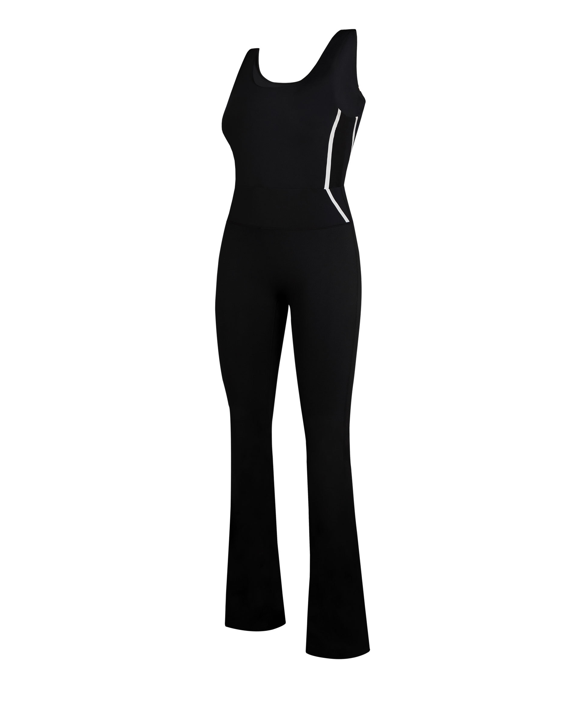 Mono deportivo de mujer, largo - Selmark - Negro / Blanco Negro / Blanco-6