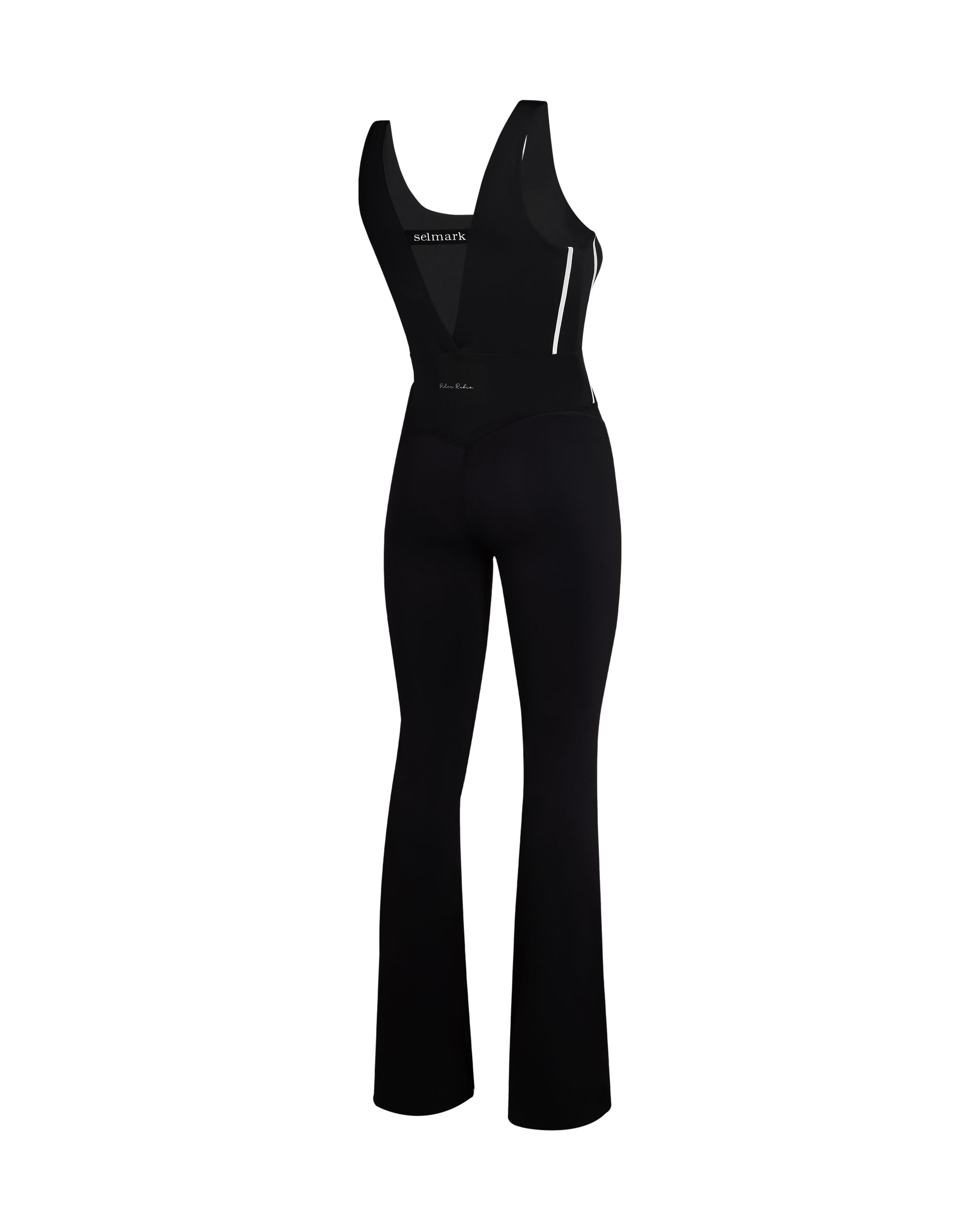 Mono deportivo de mujer, largo - Selmark - Negro / Blanco Negro / Blanco-5