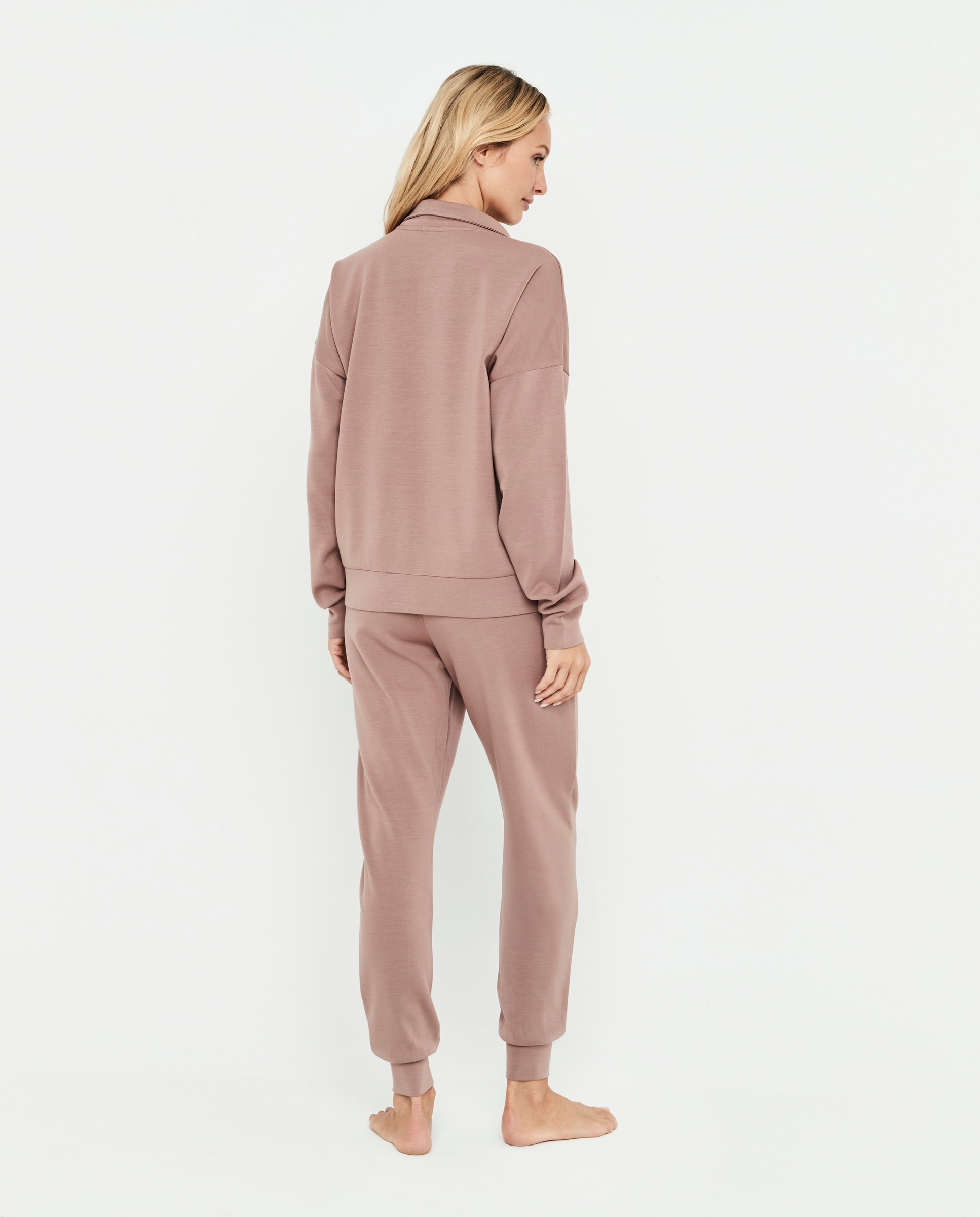 Conjunto de mujer, chaqueta y pantalón - Selmark - Rosa pastel Rosa pastel-2