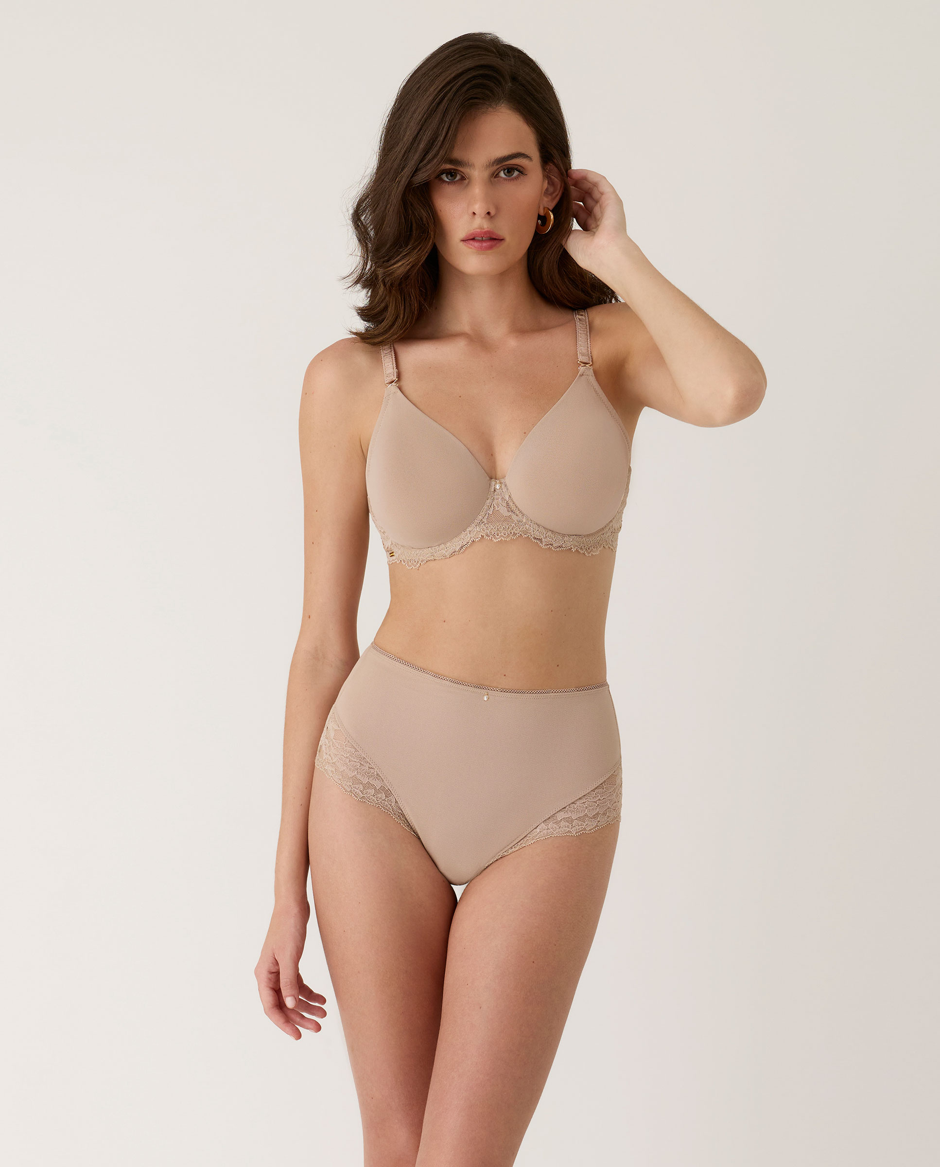 Sujetador reductor de mujer, con aro sin foam - Selmark - Piel Piel-3