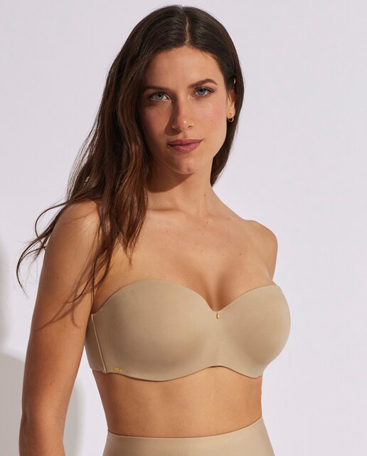 Imagen 0 de Sujetador sin tirantes bandeau copa lisa