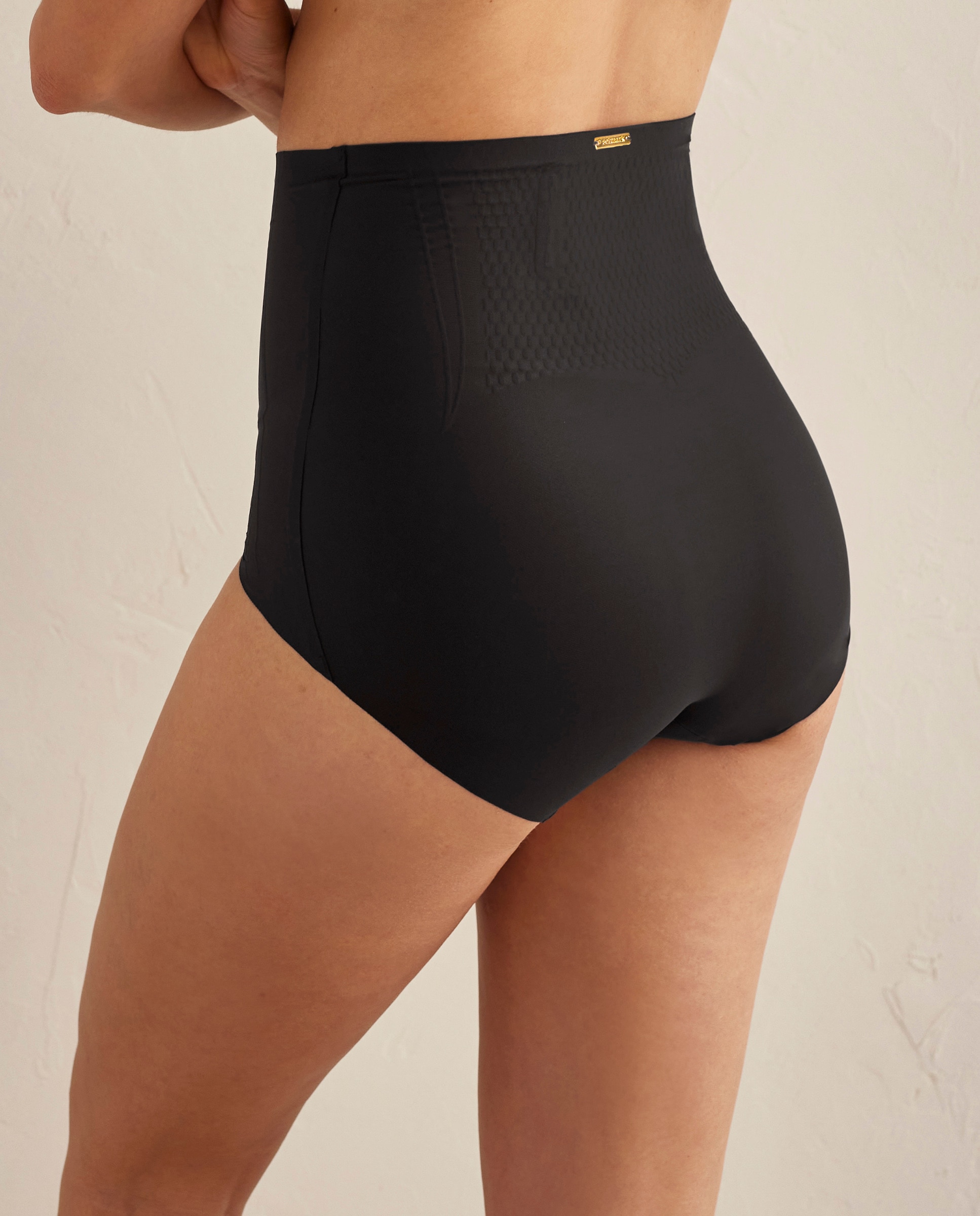Imagen 2 de Braga faja con cintura muy alta y varilla reductora - Selmark - Negro Negro