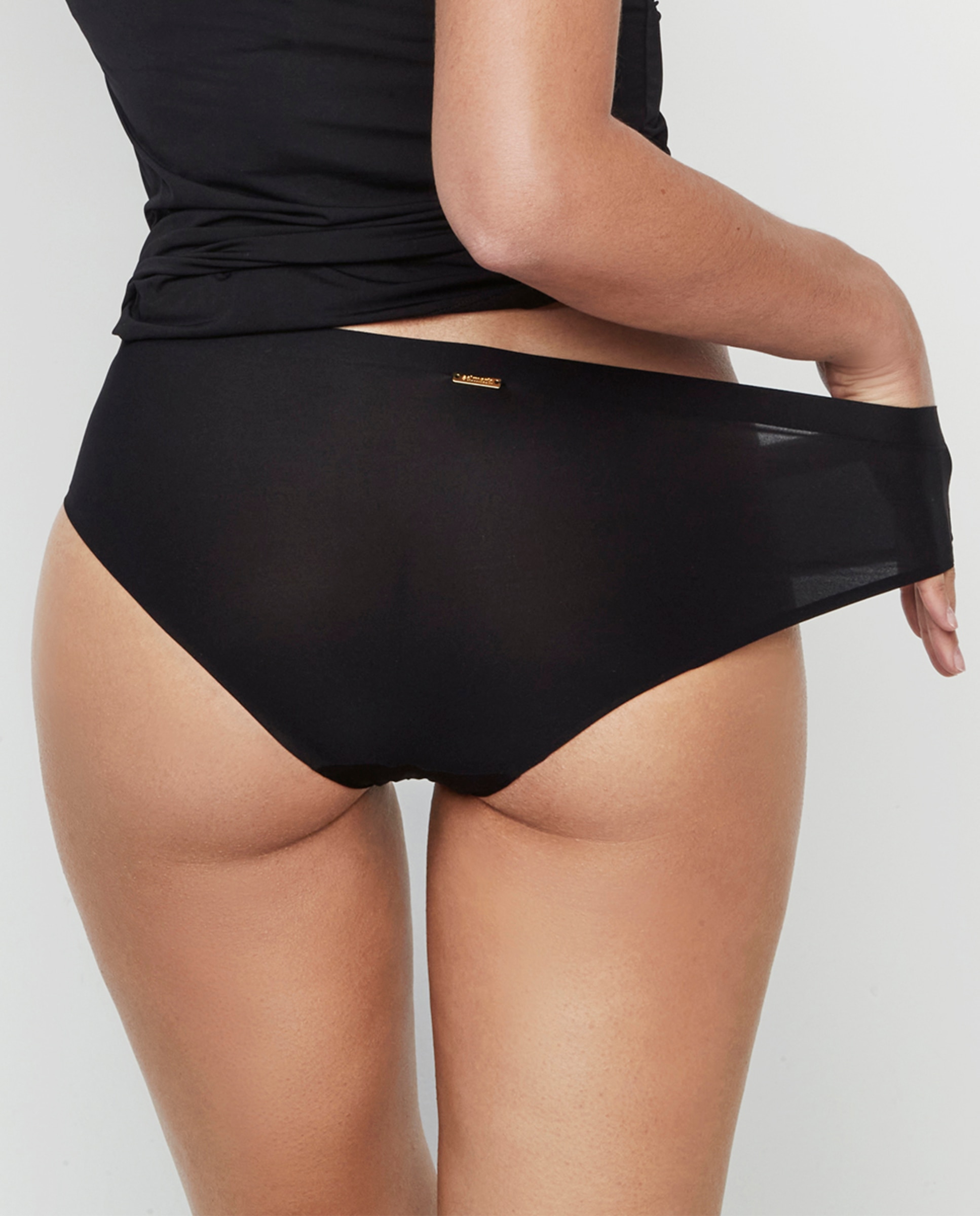 Braga de mujer corte bikini clásica - Selmark - Negro Negro-2
