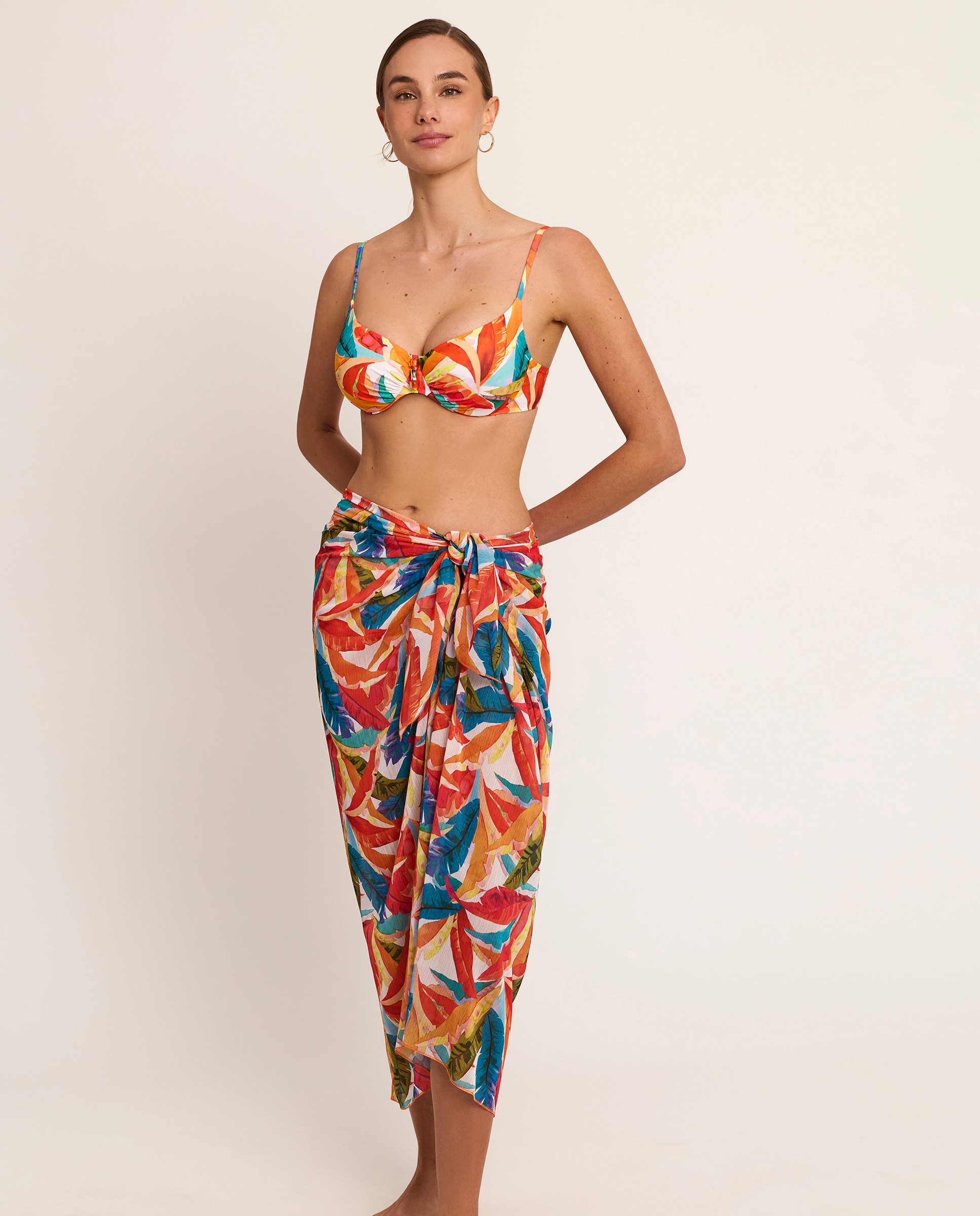 Selmark - Pareo de mujer, largo, colección oasis.