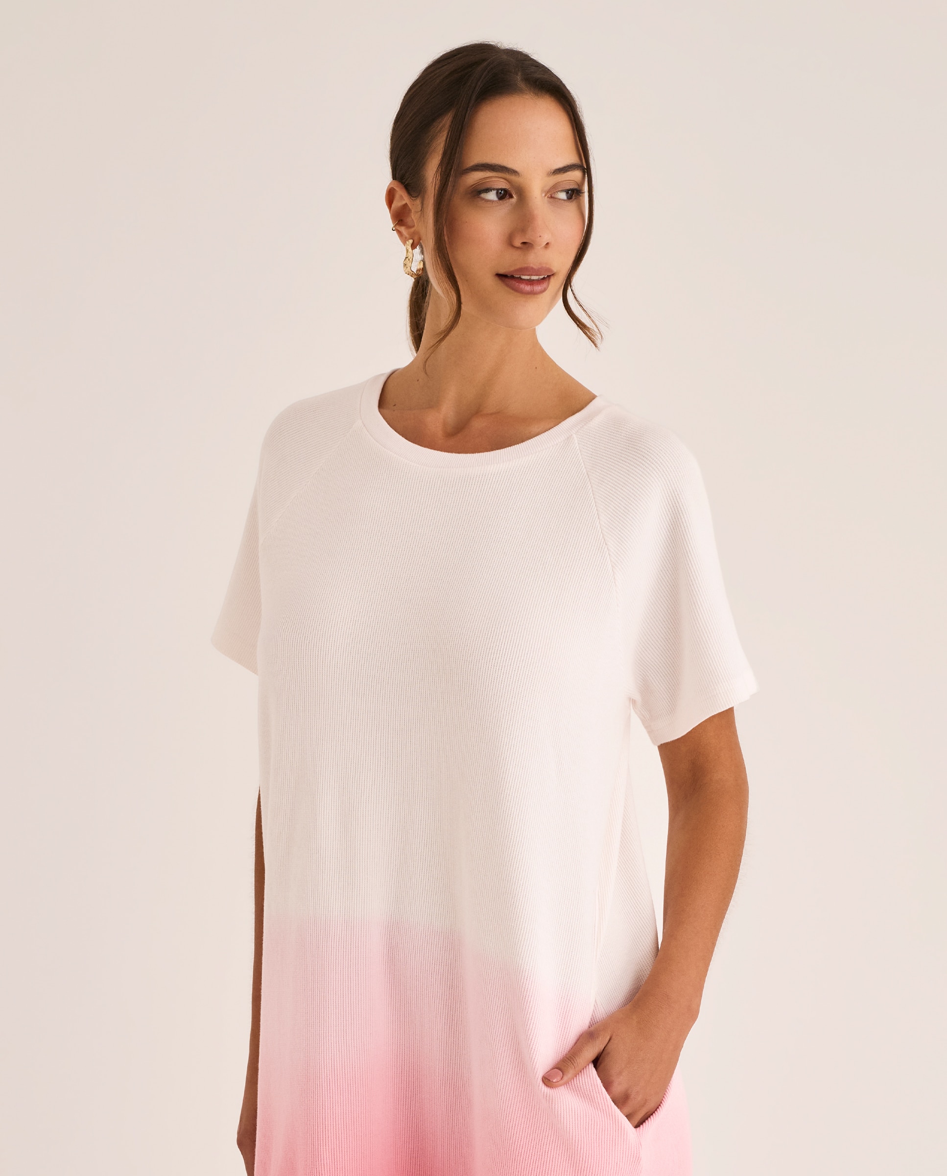 Camisón corto de mujer - Selmark - Coral Coral-3