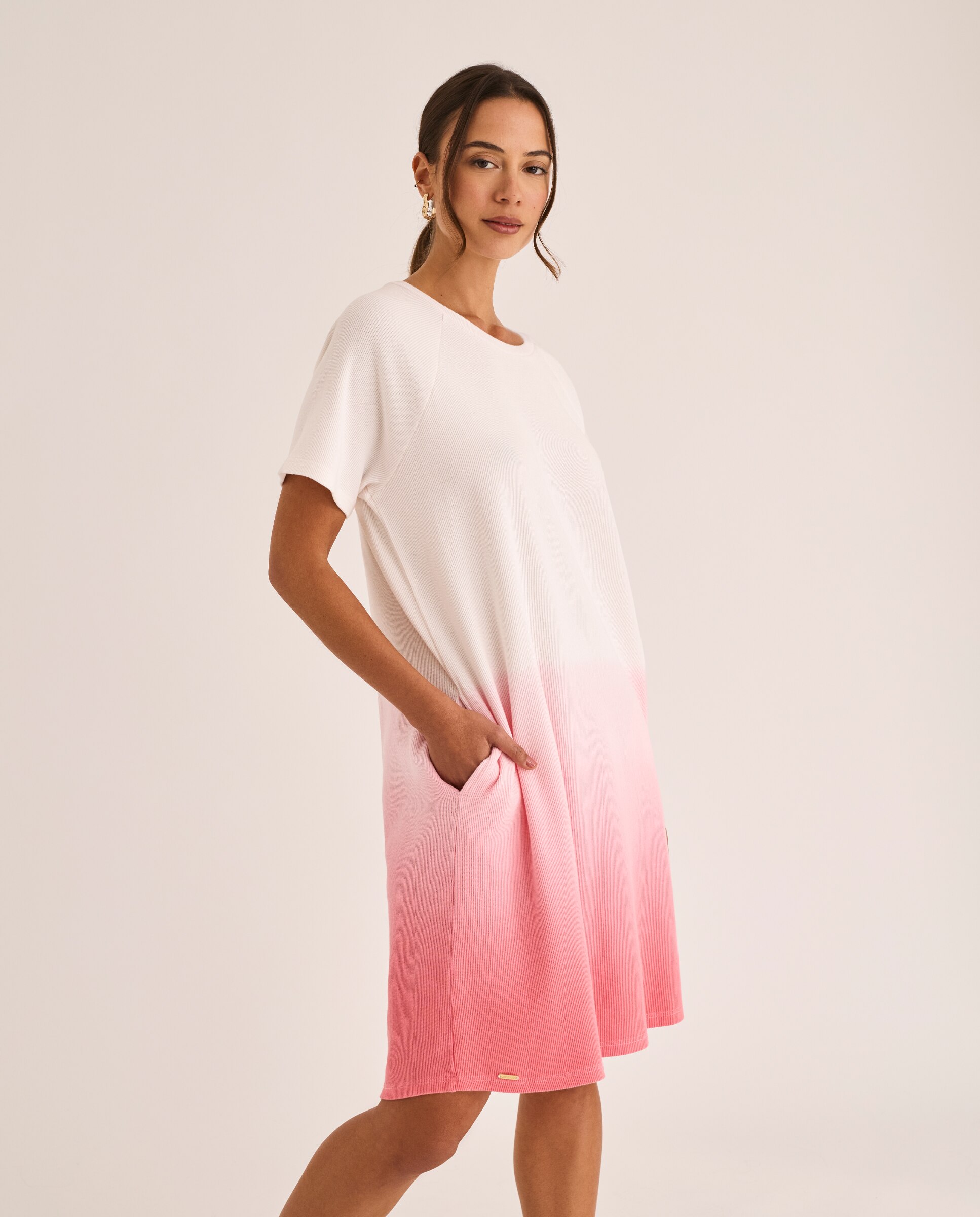 Camisón corto de mujer - Selmark - Coral Coral-4