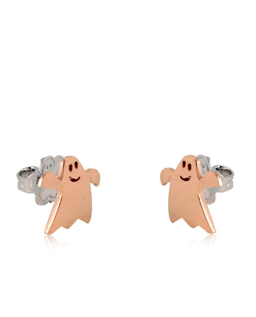 Imagen 0 de Pendientes Clarity Ghost Happy medium de plata de primera ley liso