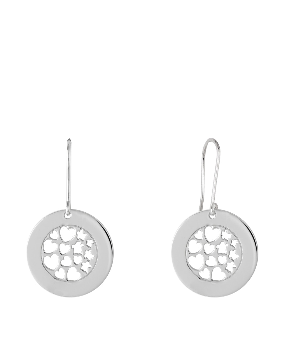 Imagen 1 de Pendientes clarity ghost bellissimo de plata de primera ley lisos Plateado