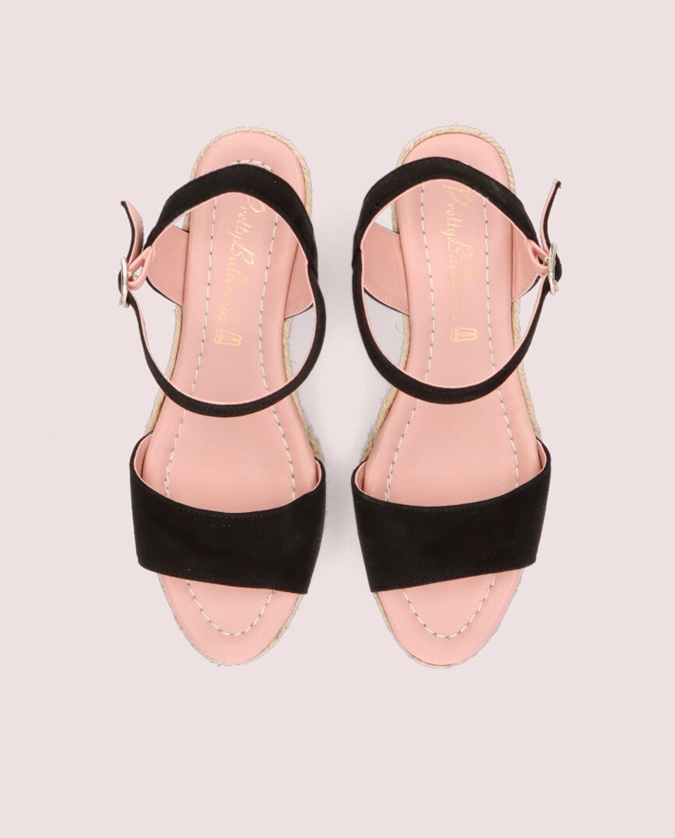 Alpargatas deborah de mujer en ante suave - Mascaró - Negro Negro-2