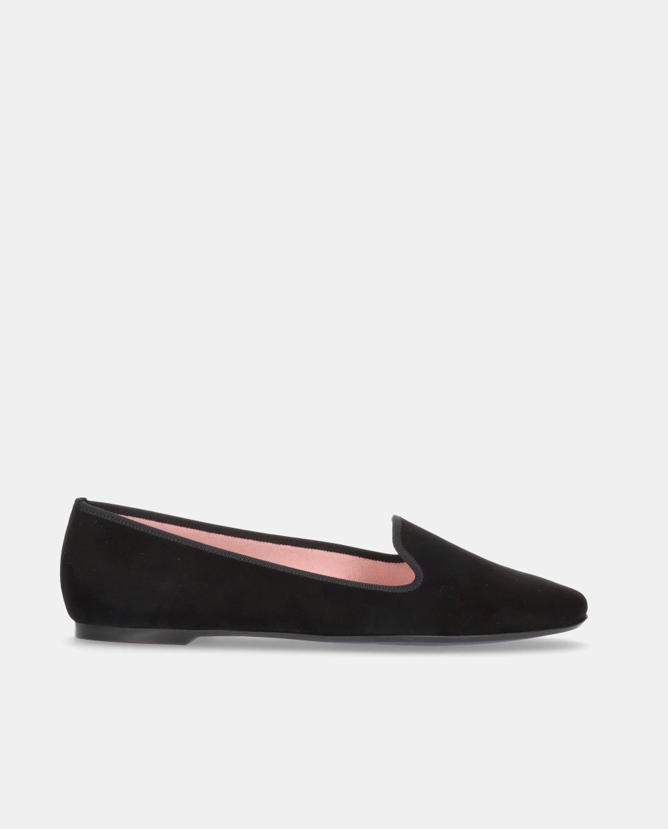 Imagen 1 de Zueco plano de mujer en ante suave - Pretty Ballerinas - Negro Negro