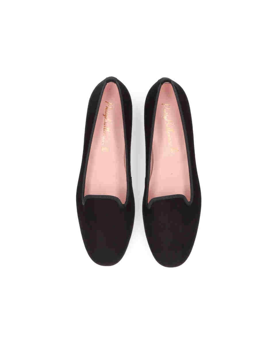 Imagen 2 de Zueco plano de mujer en ante suave - Pretty Ballerinas - Negro Negro