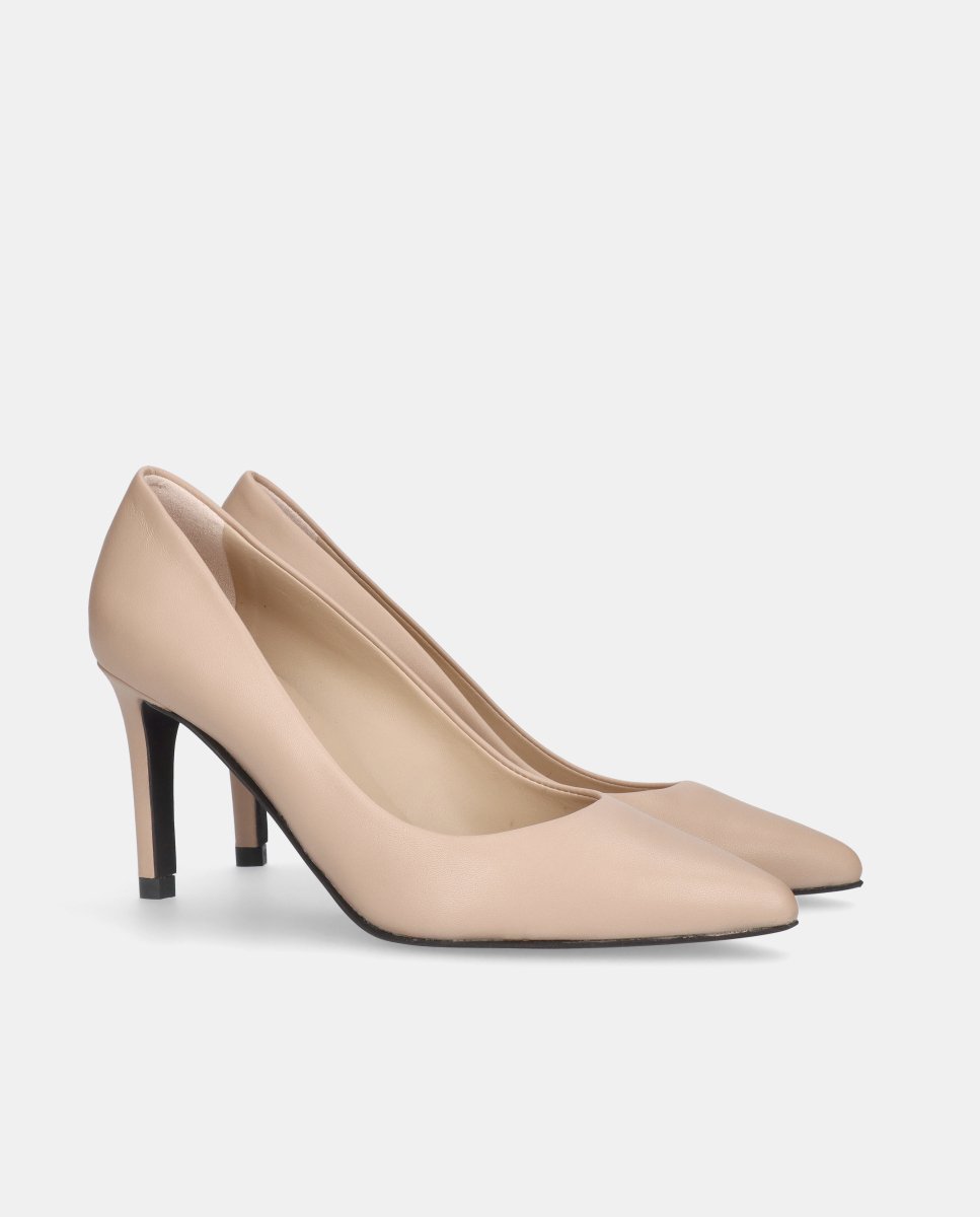 Zapatos de salón renata de mujer en napa - Mascaró - Beige Beige-3