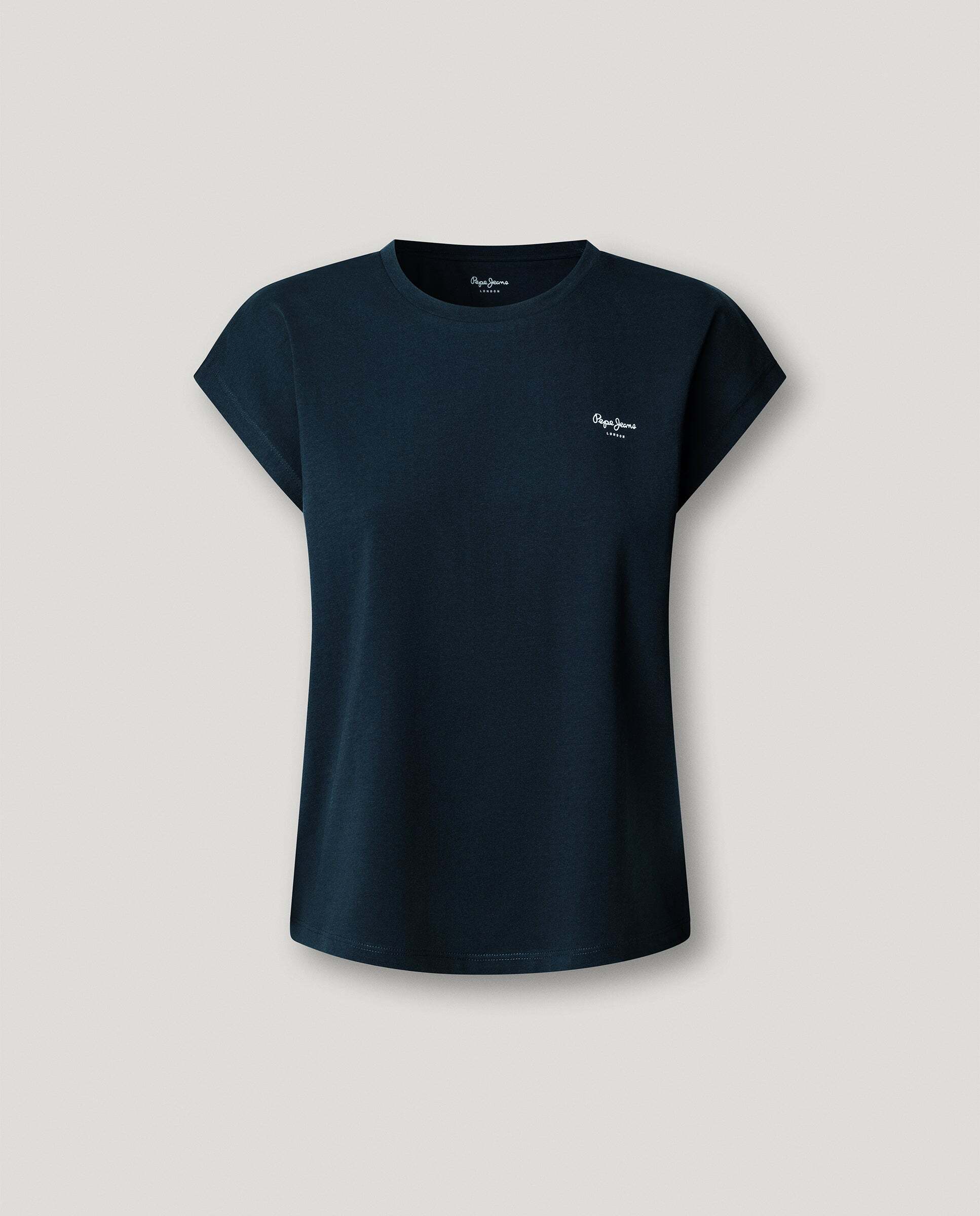 Camiseta de mujer logo estampado fit slim - Pepe Jeans - Azul Azul-9