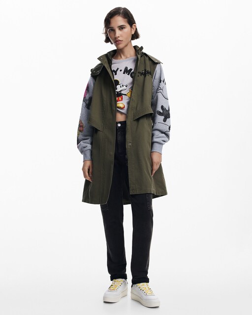 Imagen 0 de Parka de mujer combinada con capucha Disney™