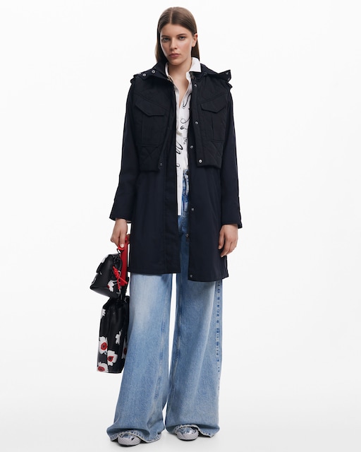 Imagen 0 de Parka de mujer 2 en 1