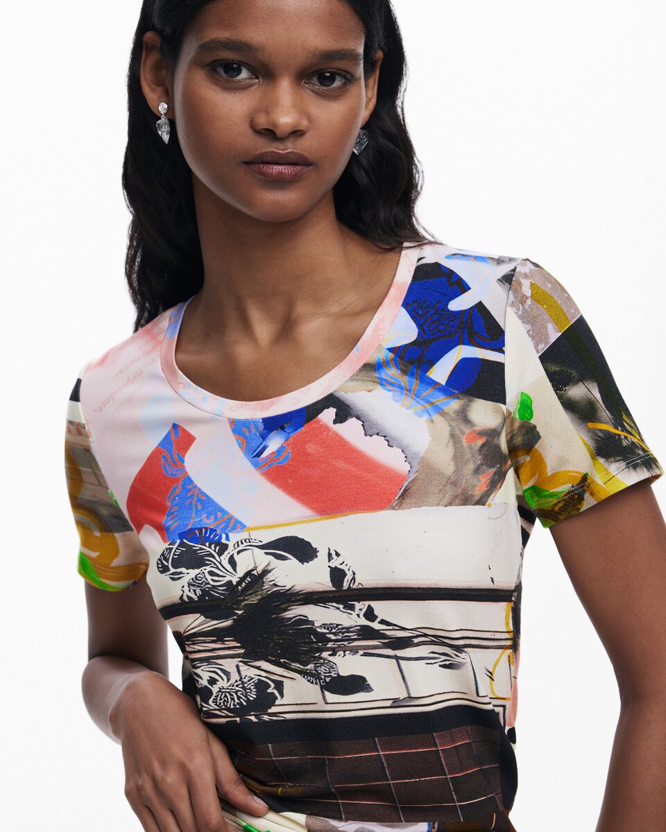 Tul Camisas Desigual Mujer Camisa Estampada Camisa Desigual Mujer