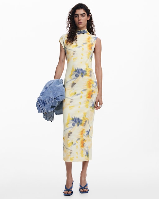 Imagen 0 de Vestido tubo de flores