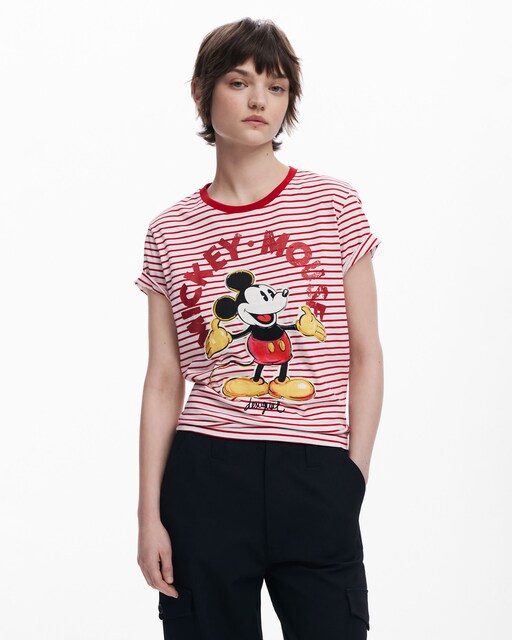 Imagen 0 de Camiseta de mujer Mickey Mouse™ de manga corta