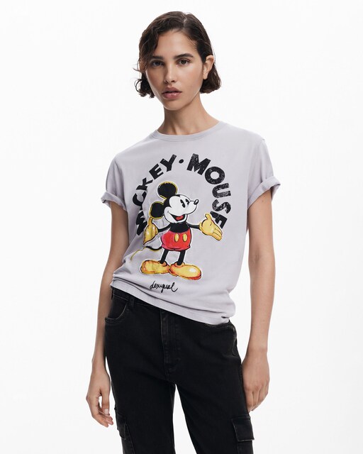 Imagen 0 de Camiseta de mujer Mickey Mouse™ de manga corta