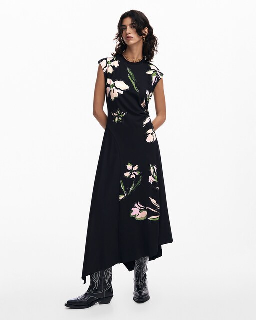 Imagen 0 de Vestido asimétrico flores