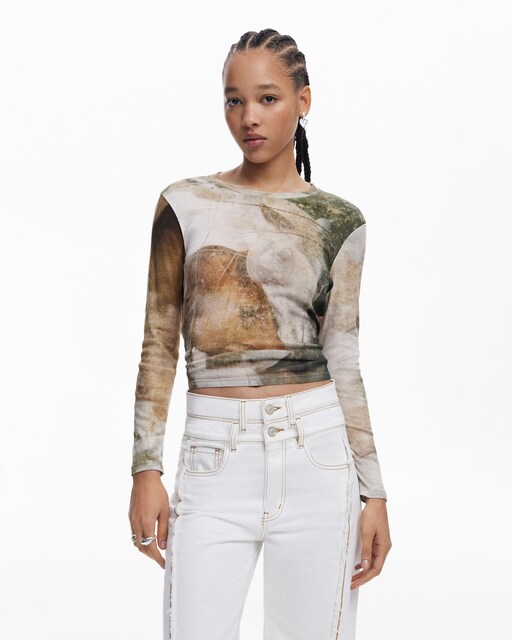 Imagen 0 de Camiseta de mujer de cuello alto Arty de caballo