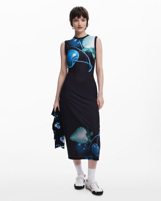 Imagen 0 de Vestido ajustado cerezas