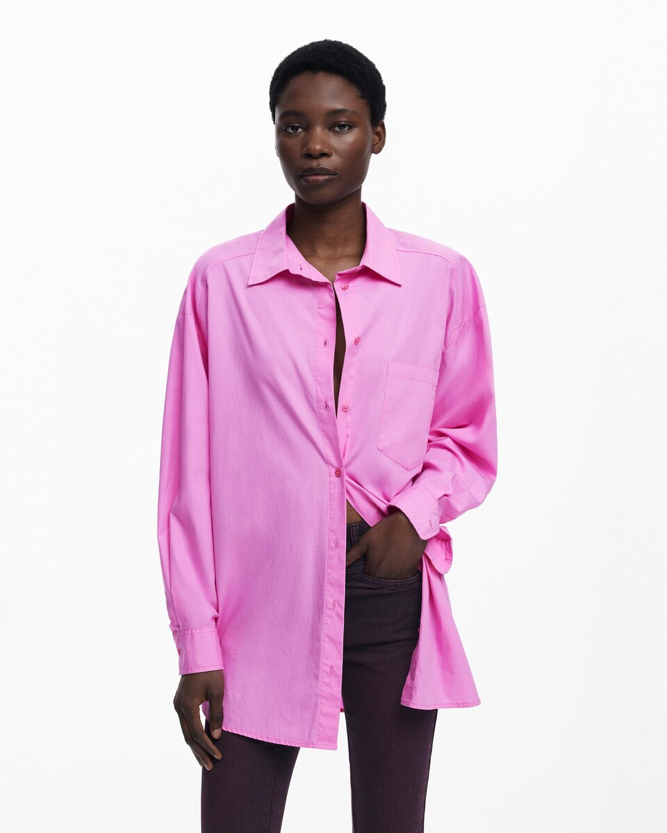 Camisa Desigual Tabla De Tallas Camisa De Cuadros De Corte