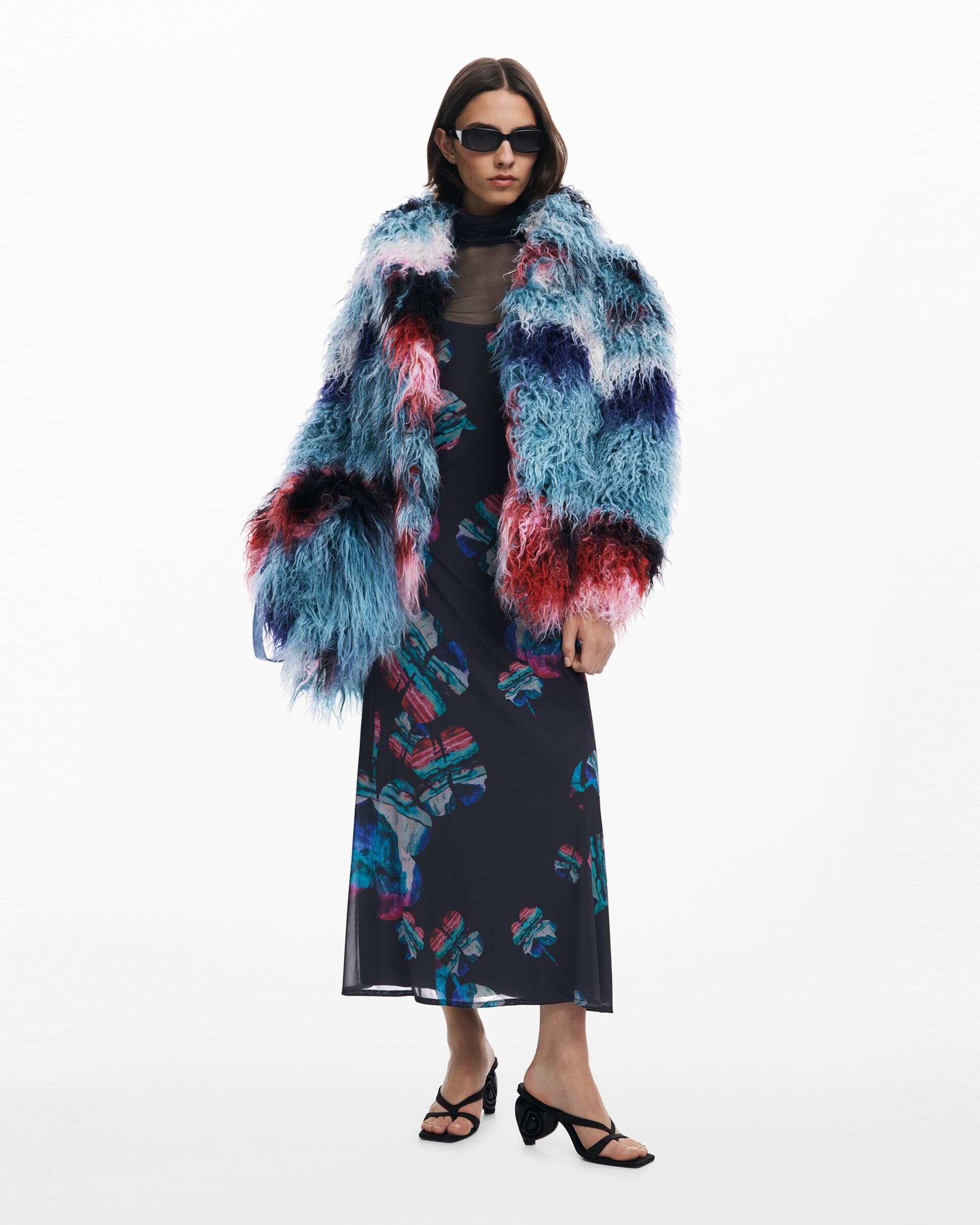 Chaqueta de mujer diseñada por Mr Christian Lacroix - Desigual - Azul / Blanco Azul / Blanco-1