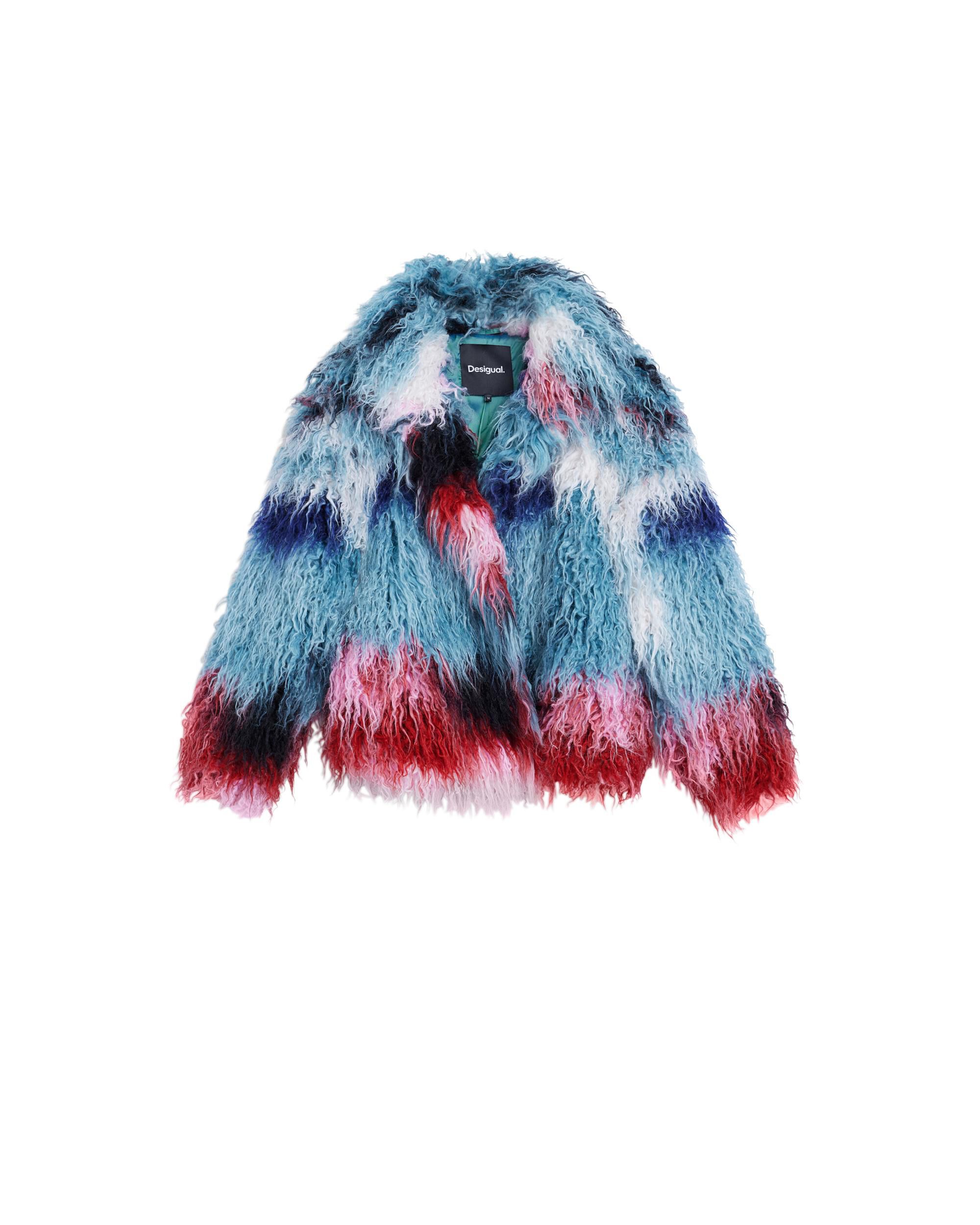 Chaqueta de mujer diseñada por Mr Christian Lacroix - Desigual - Azul / Blanco Azul / Blanco-6