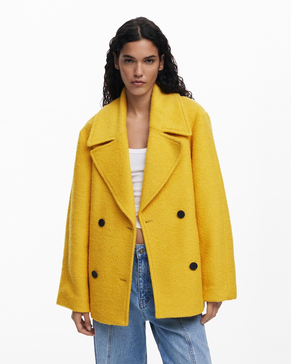 Corte Inglés Abrigos Desigual Rebajas Abrigo De Mujer Rizo Corto