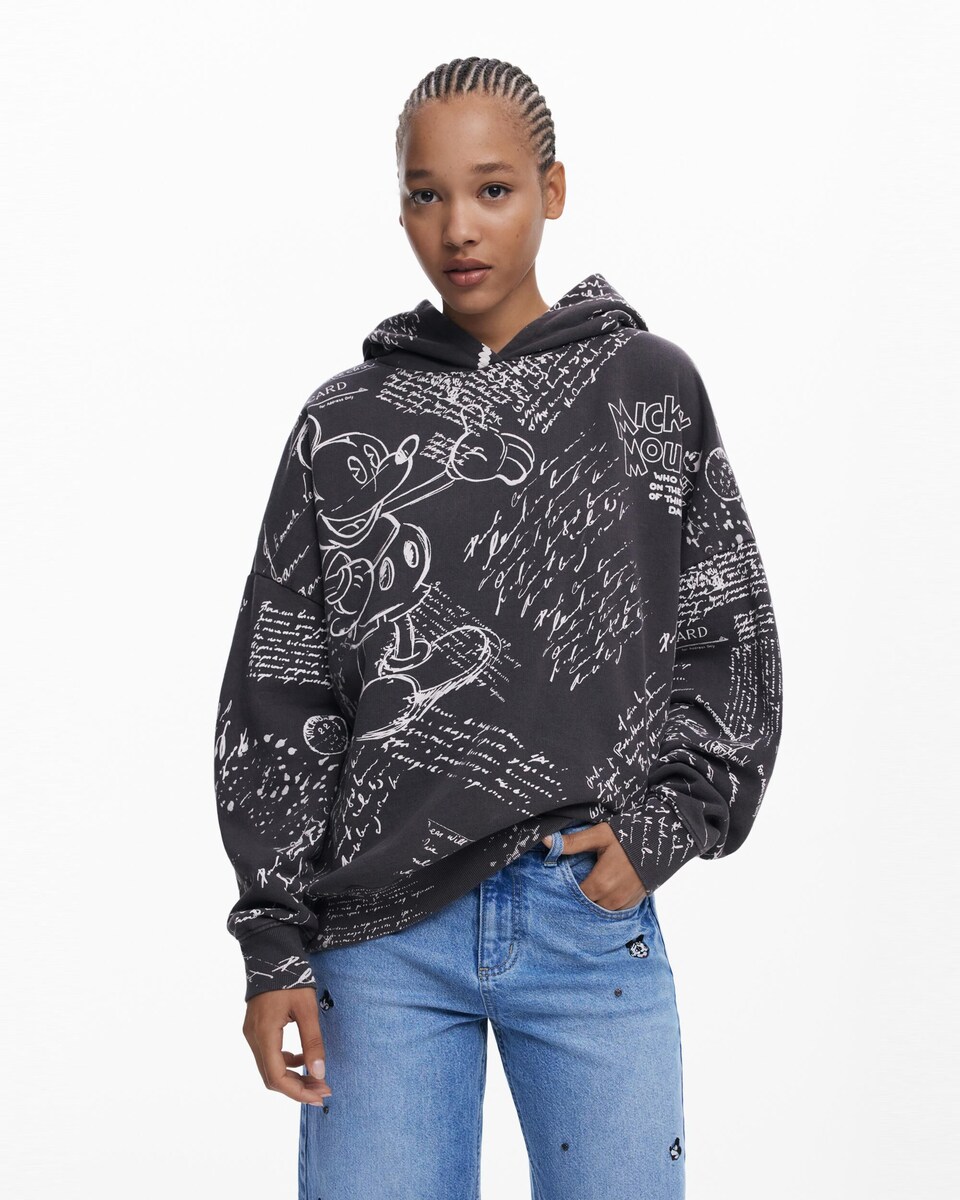 Sudadera de mujer Mickey™ lettering · Desigual · El Corte Inglés