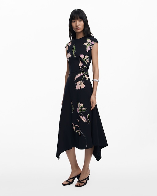 Imagen 0 de Vestido irregular flores