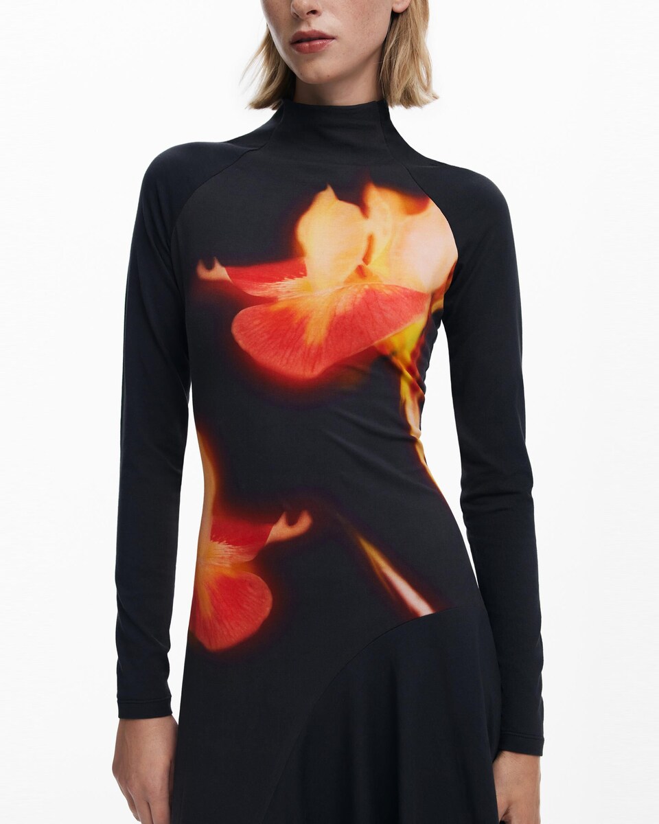 Vestido ajustado asimétrico · Desigual · El Corte Inglés