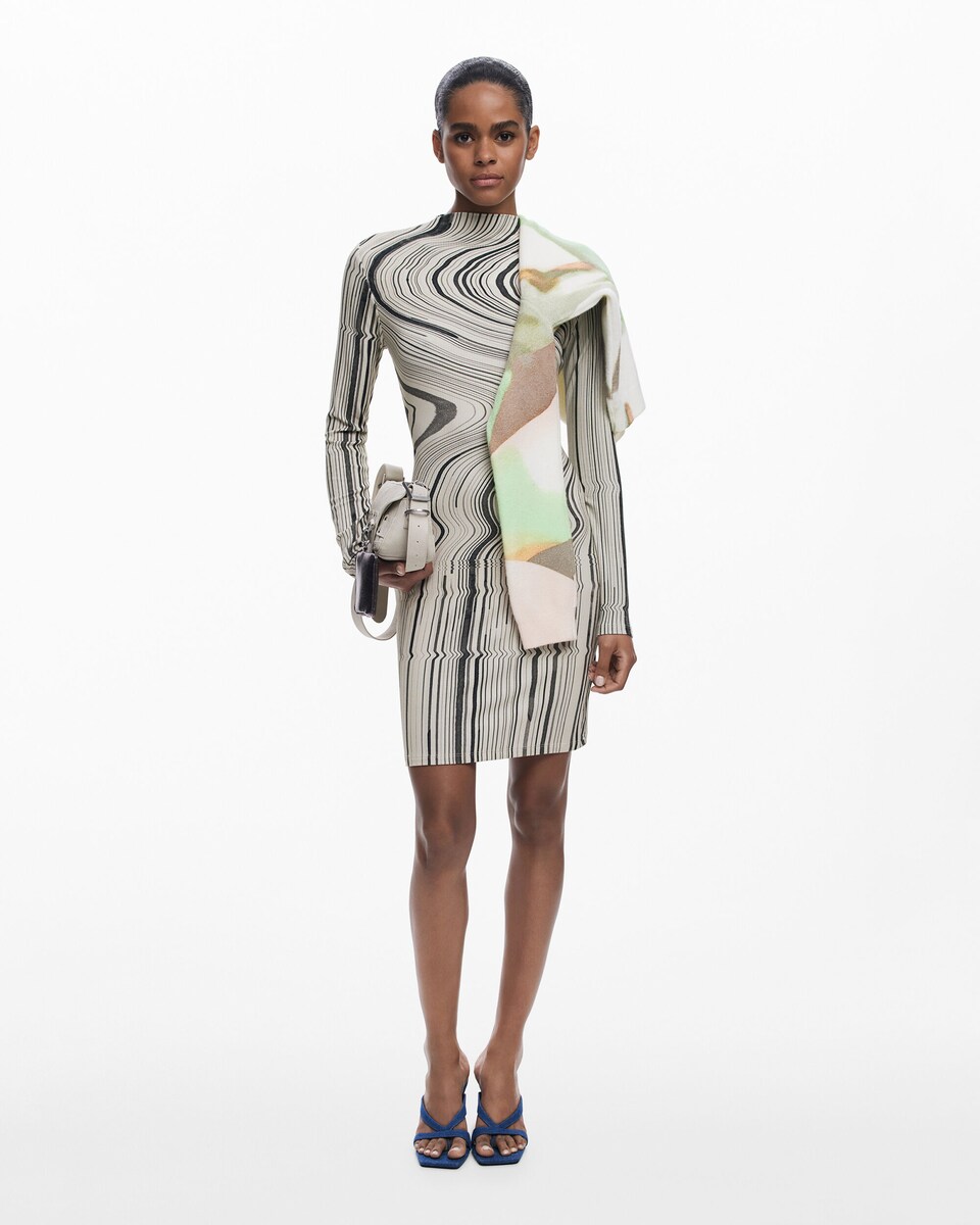 Vestido rayas onduladas · Desigual · El Corte Inglés