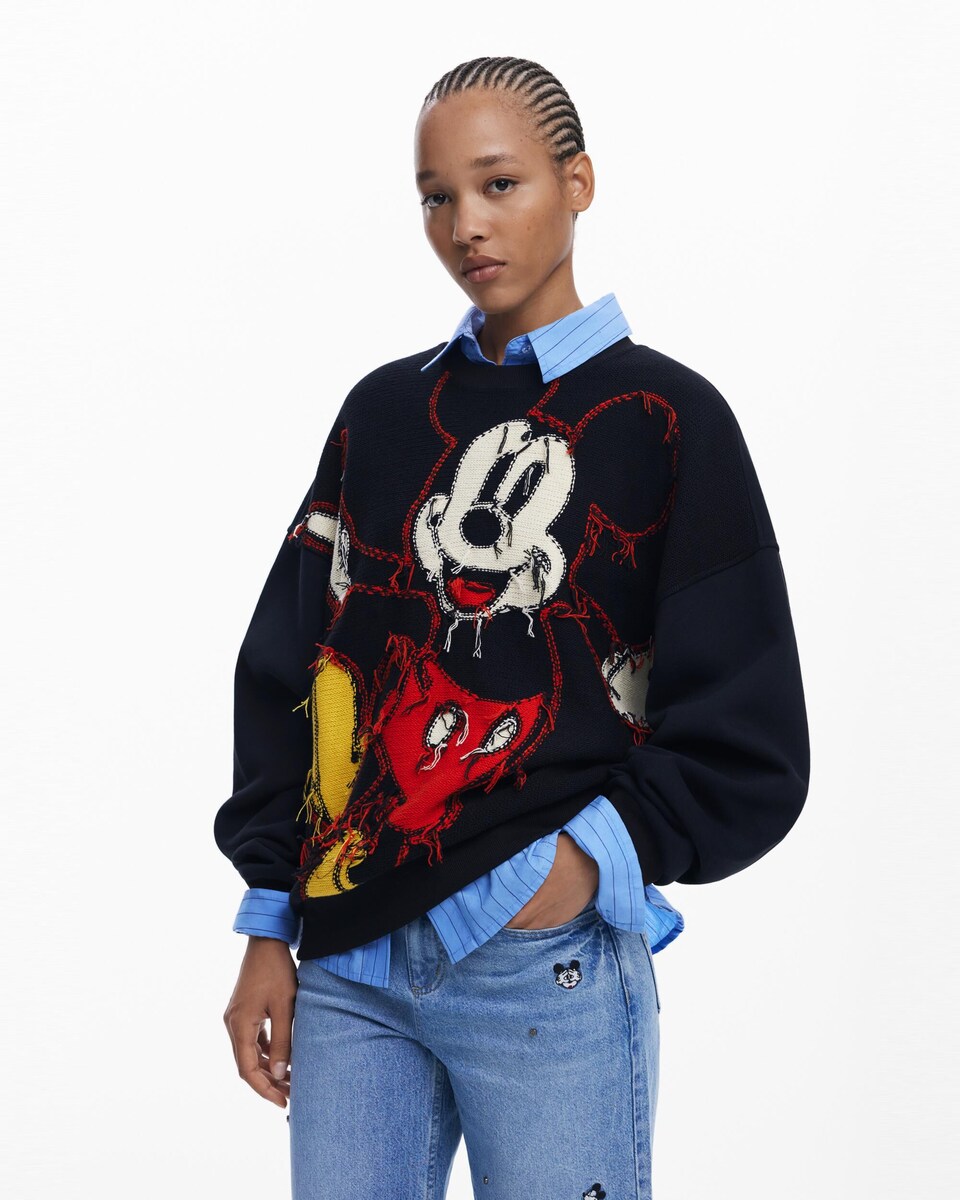 Sudadera Capucha Sudadera Mickey Lefties Hombre Sudadera Mickey