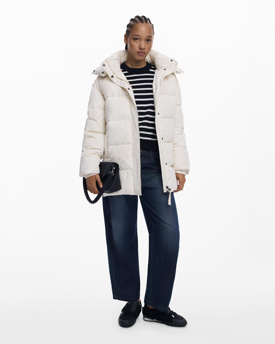 Chaqueta de mujer acolchada folcado · Desigual · El Corte Inglés