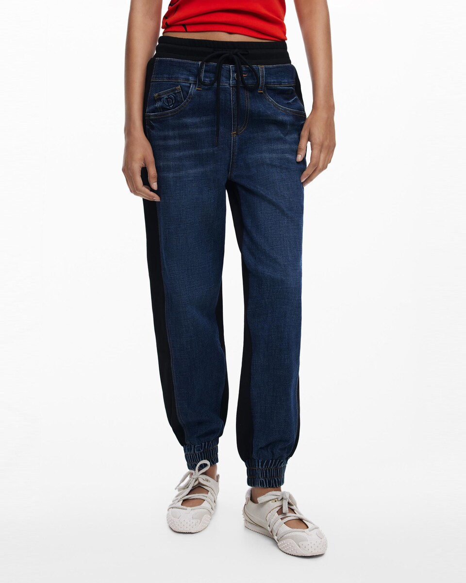 Vaquero de mujer Jogger híbrido · Desigual · El Corte Inglés