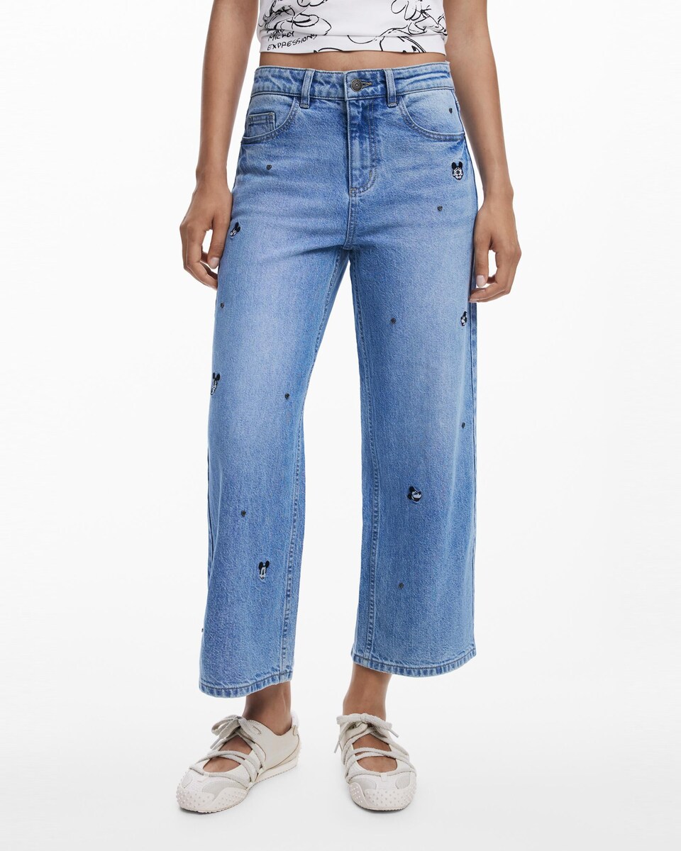 Vaquero de mujer culotte Mickey™ · Desigual · El Corte Inglés
