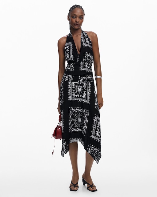 Imagen 0 de Vestido bandana nudo