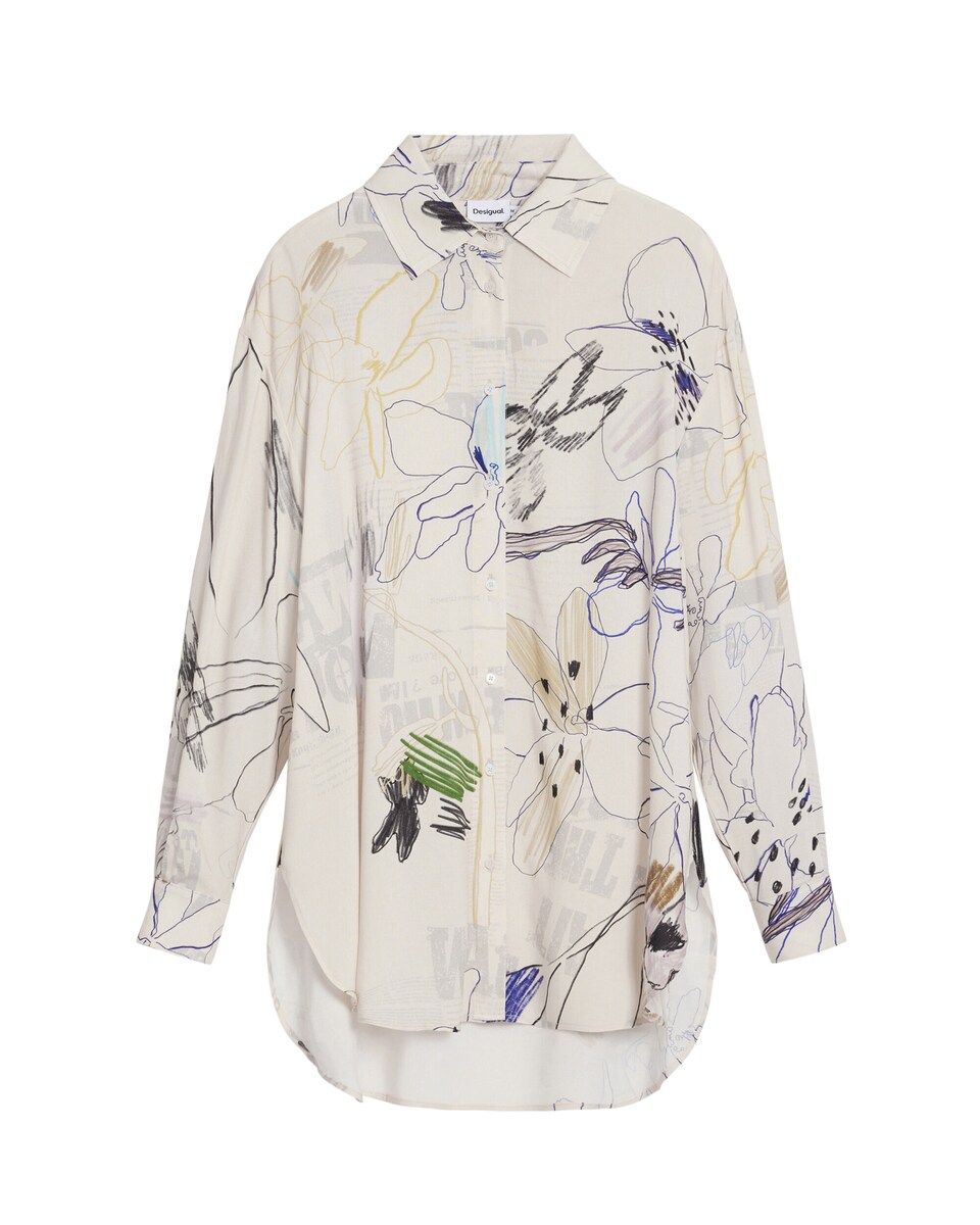 Camisa de mujer fluida collage · Desigual · El Corte Inglés