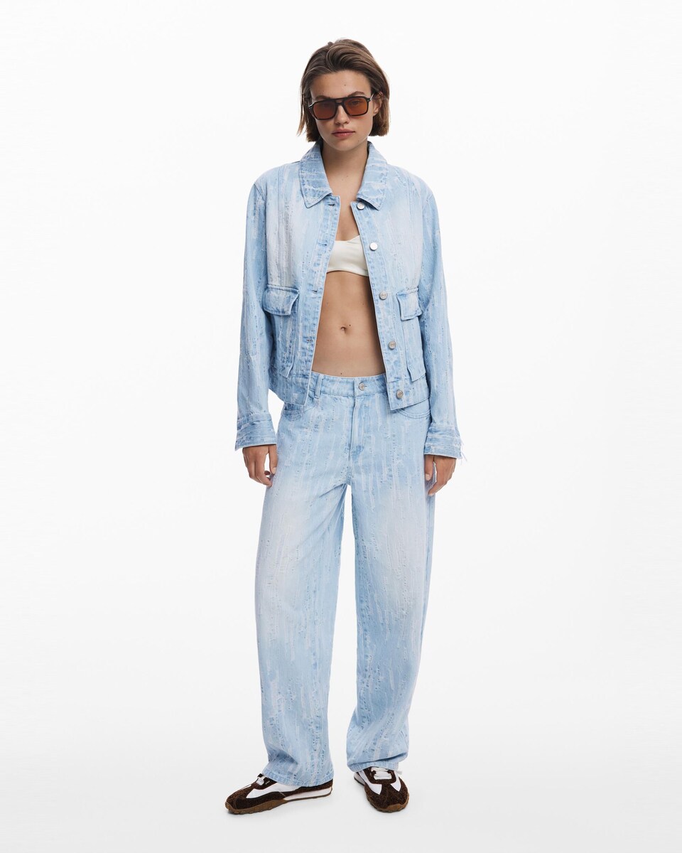 Pantalón de mujer vaquero efecto rotos · Desigual · El Corte Inglés