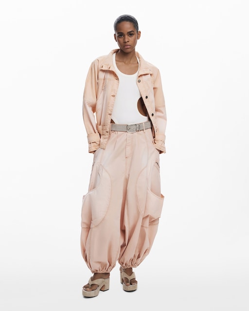 Imagen 0 de Cazadora de mujer vaquera cuello tortuga