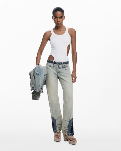 Imagen 0 de Vaquero recto de mujer combinado