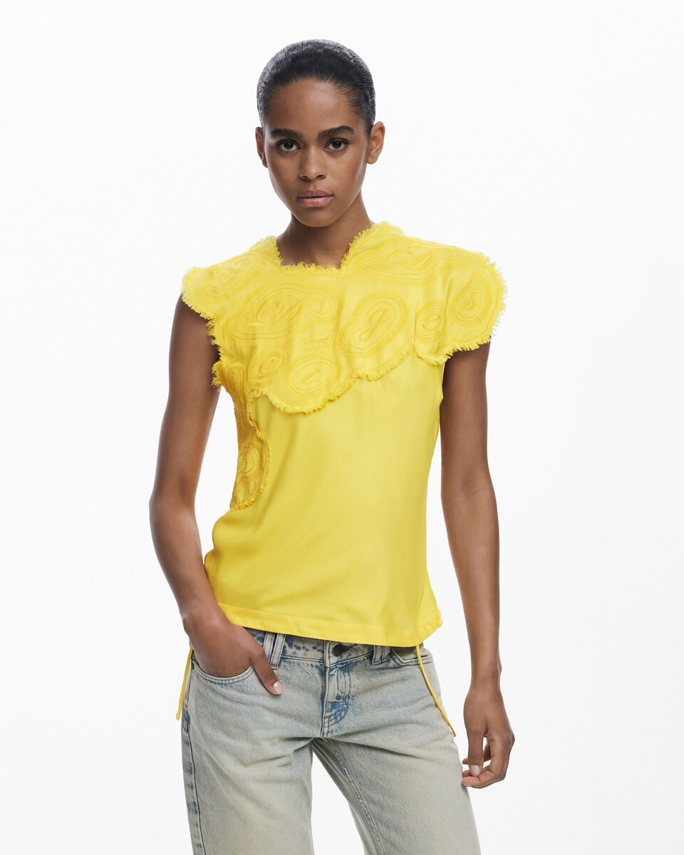 Blusa de mujer bordados · Desigual · El Corte Inglés